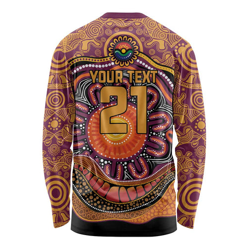 Custom Broncos Honouring First Nations Long Sleeve Shirt NAIDOC 2026 Deadly 50 Years