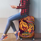 Custom Broncos Honouring First Nations Luggage Cover NAIDOC 2026 Deadly 50 Years