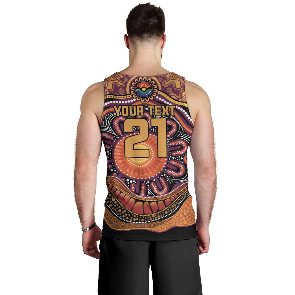 Custom Broncos Honouring First Nations Men Tank Top NAIDOC 2026 Deadly 50 Years