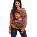 Custom Broncos Honouring First Nations Off Shoulder Sweater NAIDOC 2026 Deadly 50 Years
