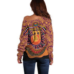 Custom Broncos Honouring First Nations Off Shoulder Sweater NAIDOC 2026 Deadly 50 Years