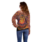 Custom Broncos Honouring First Nations Off Shoulder Sweater NAIDOC 2026 Deadly 50 Years