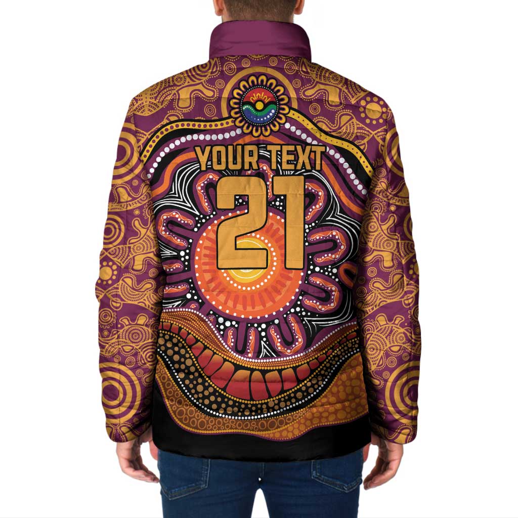 Custom Broncos Honouring First Nations Padded Jacket NAIDOC 2026 Deadly 50 Years