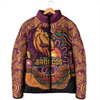 Custom Broncos Honouring First Nations Padded Jacket NAIDOC 2026 Deadly 50 Years