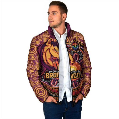 Custom Broncos Honouring First Nations Padded Jacket NAIDOC 2026 Deadly 50 Years