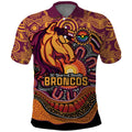 Custom Broncos Honouring First Nations Polo Shirt NAIDOC 2026 Deadly 50 Years