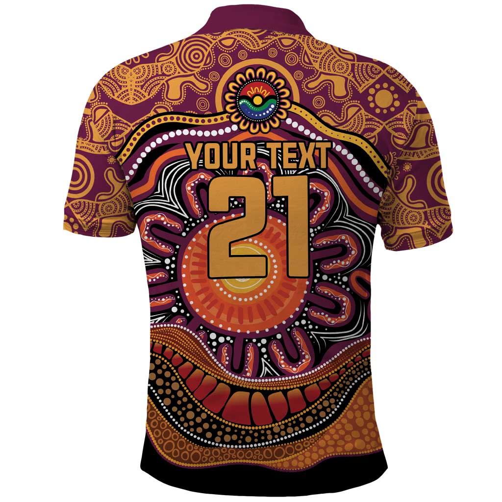 Custom Broncos Honouring First Nations Polo Shirt NAIDOC 2026 Deadly 50 Years