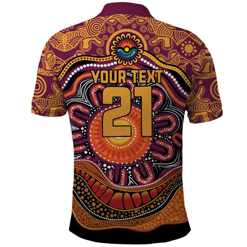 Custom Broncos Honouring First Nations Polo Shirt NAIDOC 2026 Deadly 50 Years