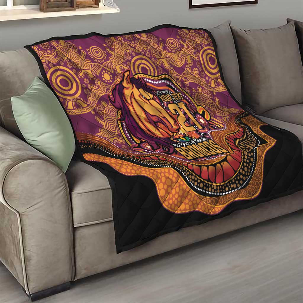 Custom Broncos Honouring First Nations Quilt NAIDOC 2026 Deadly 50 Years