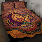 Custom Broncos Honouring First Nations Quilt Bed Set NAIDOC 2026 Deadly 50 Years