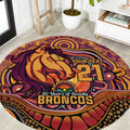 Custom Broncos Honouring First Nations Round Carpet NAIDOC 2026 Deadly 50 Years