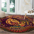Custom Broncos Honouring First Nations Round Carpet NAIDOC 2026 Deadly 50 Years