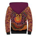 Custom Broncos Honouring First Nations Sherpa Hoodie NAIDOC 2026 Deadly 50 Years