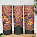 Custom Broncos Honouring First Nations Skinny Tumbler NAIDOC 2026 Deadly 50 Years