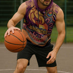 Custom Broncos Honouring First Nations Sleeveless Hoodie NAIDOC 2026 Deadly 50 Years