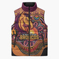 Custom Broncos Honouring First Nations Sleeveless Puffer Jacket NAIDOC 2026 Deadly 50 Years