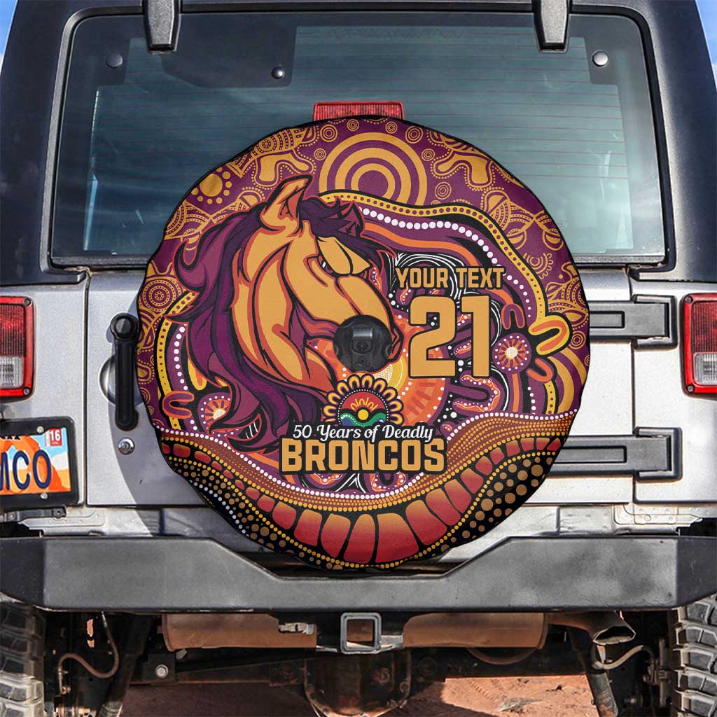Custom Broncos Honouring First Nations Spare Tire Cover NAIDOC 2026 Deadly 50 Years