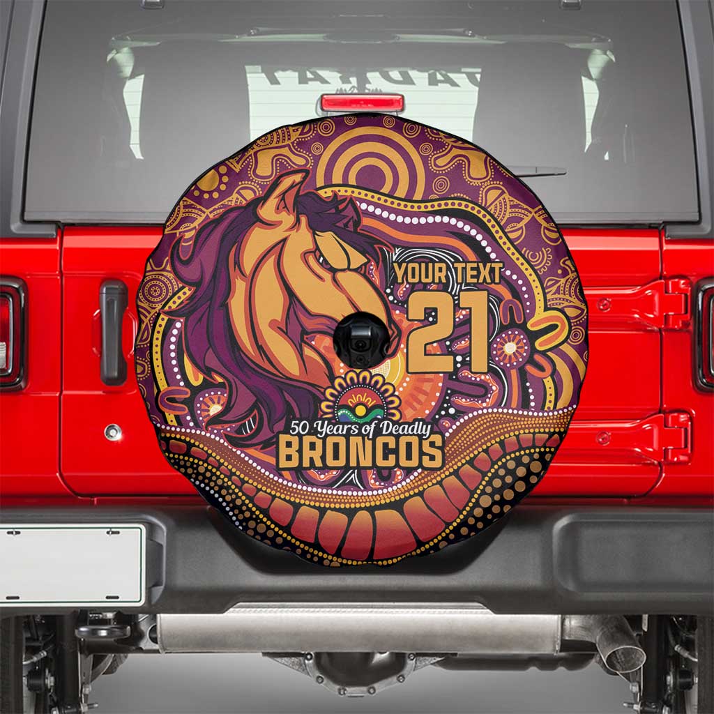 Custom Broncos Honouring First Nations Spare Tire Cover NAIDOC 2026 Deadly 50 Years
