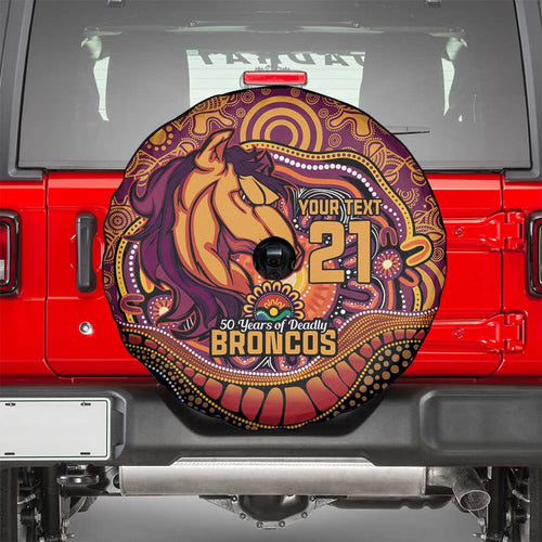 Custom Broncos Honouring First Nations Spare Tire Cover NAIDOC 2026 Deadly 50 Years