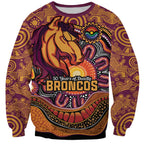Custom Broncos Honouring First Nations Sweatshirt NAIDOC 2026 Deadly 50 Years