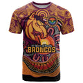 Custom Broncos Honouring First Nations T Shirt NAIDOC 2026 Deadly 50 Years