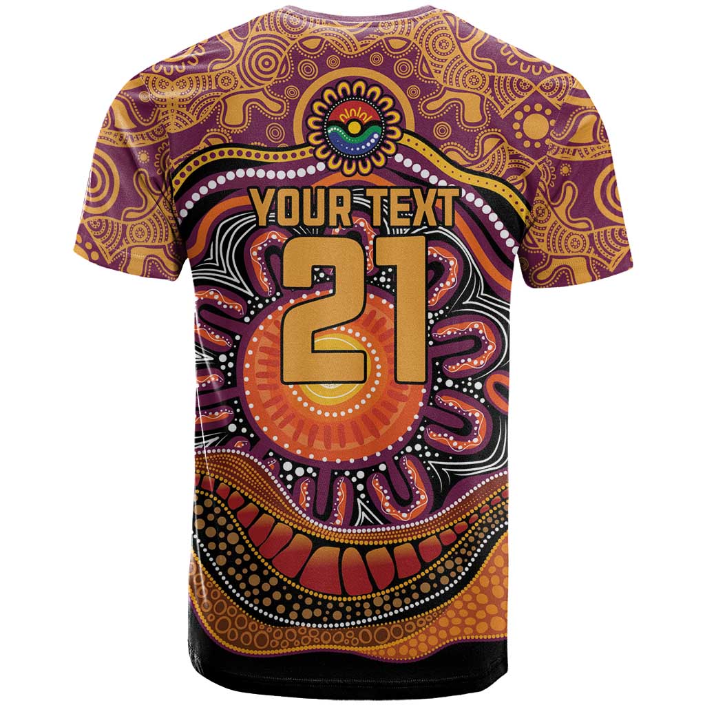 Custom Broncos Honouring First Nations T Shirt NAIDOC 2026 Deadly 50 Years