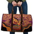 Custom Broncos Honouring First Nations Travel Bag NAIDOC 2026 Deadly 50 Years