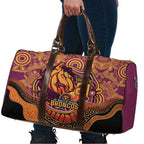 Custom Broncos Honouring First Nations Travel Bag NAIDOC 2026 Deadly 50 Years