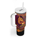 Custom Broncos Honouring First Nations Tumbler With Handle NAIDOC 2026 Deadly 50 Years