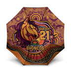 Custom Broncos Honouring First Nations Umbrella NAIDOC 2026 Deadly 50 Years