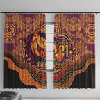 Custom Broncos Honouring First Nations Window Curtain NAIDOC 2026 Deadly 50 Years