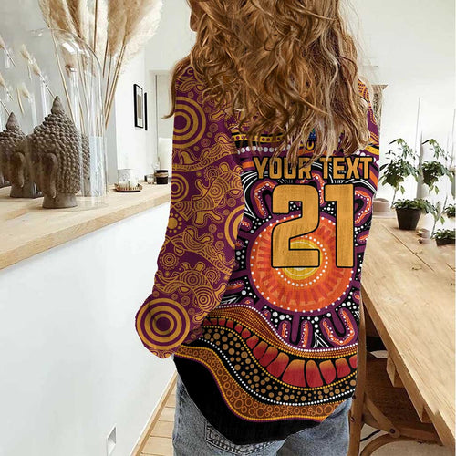 Custom Broncos Honouring First Nations Women Casual Shirt NAIDOC 2026 Deadly 50 Years