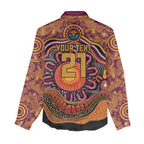 Custom Broncos Honouring First Nations Women Casual Shirt NAIDOC 2026 Deadly 50 Years