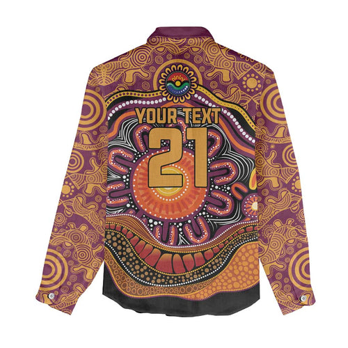 Custom Broncos Honouring First Nations Women Casual Shirt NAIDOC 2026 Deadly 50 Years