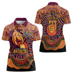 Custom Broncos Honouring First Nations Women Polo Shirt NAIDOC 2026 Deadly 50 Years