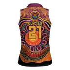 Custom Broncos Honouring First Nations Women Sleeveless Polo Shirt NAIDOC 2026 Deadly 50 Years