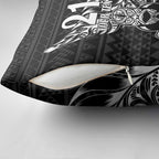 New Zealand Rugby Warrior Custom Pillow Cover Black Fern Taniko Motif - Aussie Hoodie