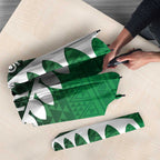 Green Silver Fern Spirit Taniko Tukutuku Personalised Umbrella - Aussie Hoodie