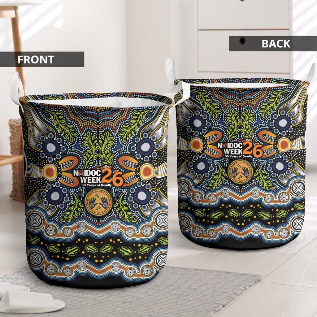 NAIDOC Deadly 50 Years Laundry Basket Aboriginal and Torres Strait Islander