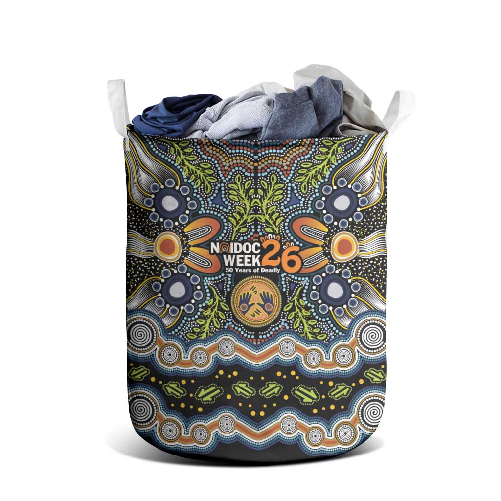 NAIDOC Deadly 50 Years Laundry Basket Aboriginal and Torres Strait Islander