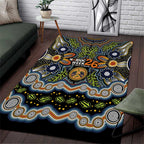 NAIDOC Deadly 50 Years Area Rug Aboriginal and Torres Strait Islander