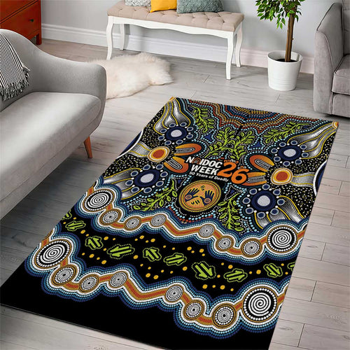 NAIDOC Deadly 50 Years Area Rug Aboriginal and Torres Strait Islander