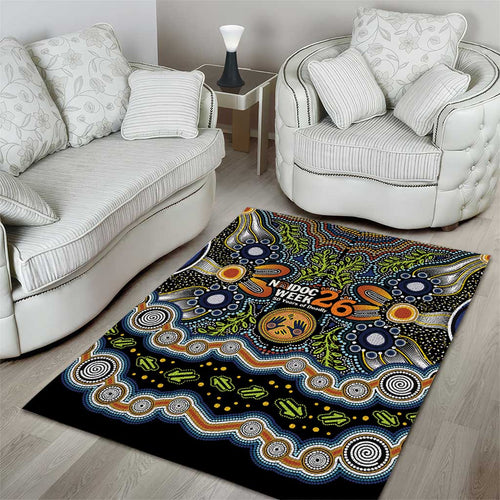 NAIDOC Deadly 50 Years Area Rug Aboriginal and Torres Strait Islander