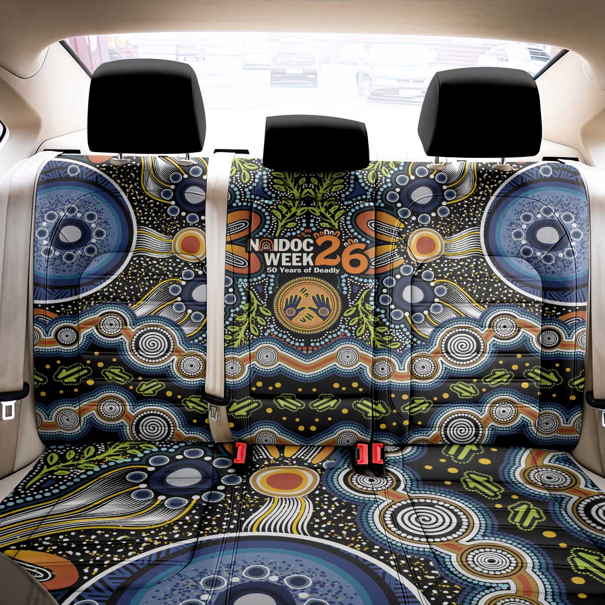 NAIDOC Deadly 50 Years Back Car Seat Cover Aboriginal and Torres Strait Islander