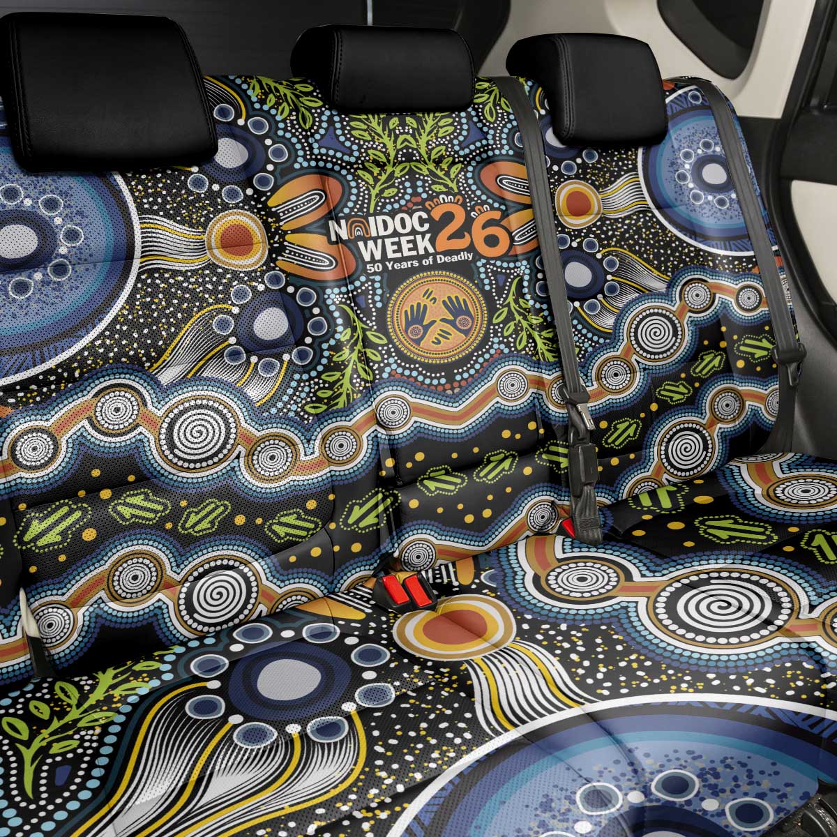 NAIDOC Deadly 50 Years Back Car Seat Cover Aboriginal and Torres Strait Islander