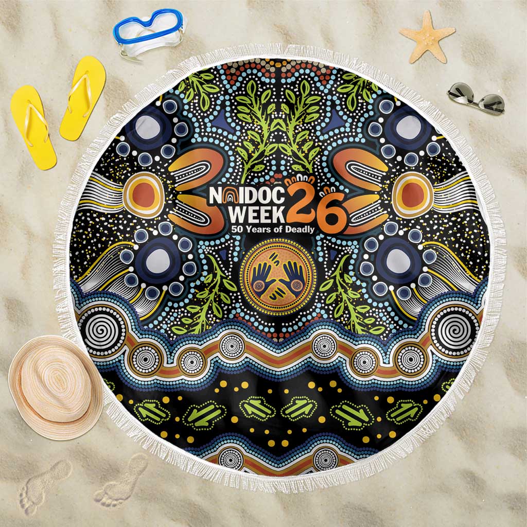 NAIDOC Deadly 50 Years Beach Blanket Aboriginal and Torres Strait Islander
