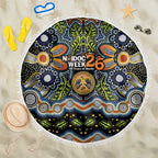 NAIDOC Deadly 50 Years Beach Blanket Aboriginal and Torres Strait Islander