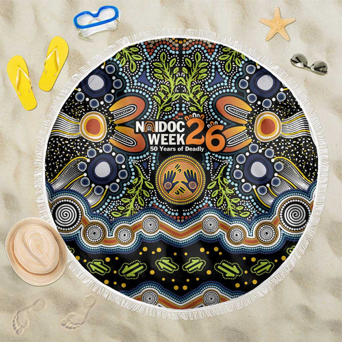 NAIDOC Deadly 50 Years Beach Blanket Aboriginal and Torres Strait Islander