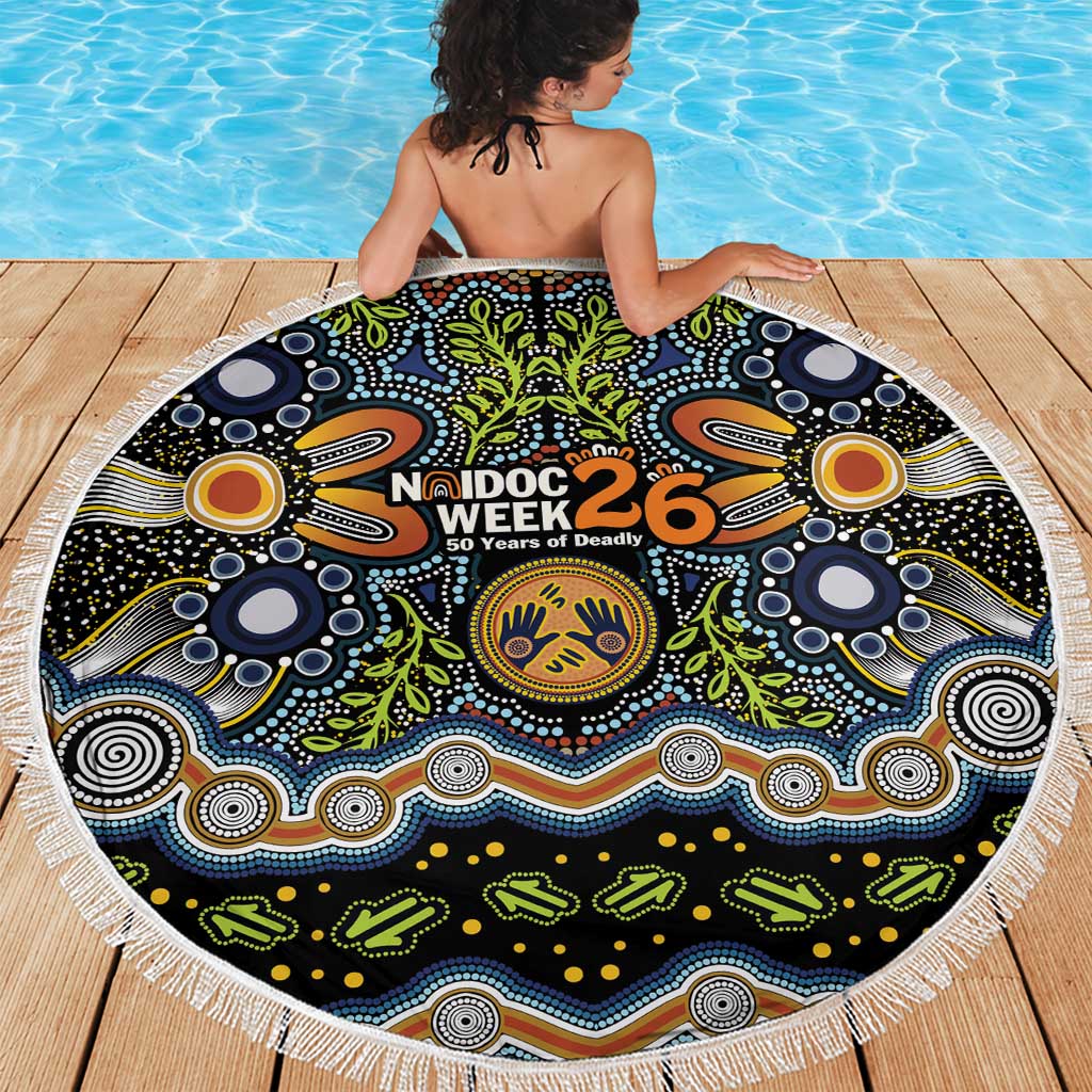 NAIDOC Deadly 50 Years Beach Blanket Aboriginal and Torres Strait Islander