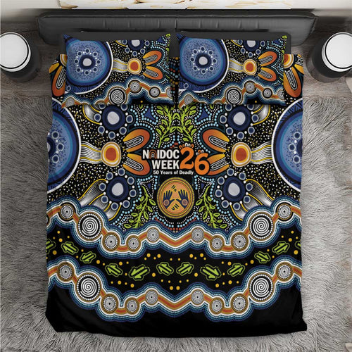NAIDOC Deadly 50 Years Bedding Set Aboriginal and Torres Strait Islander